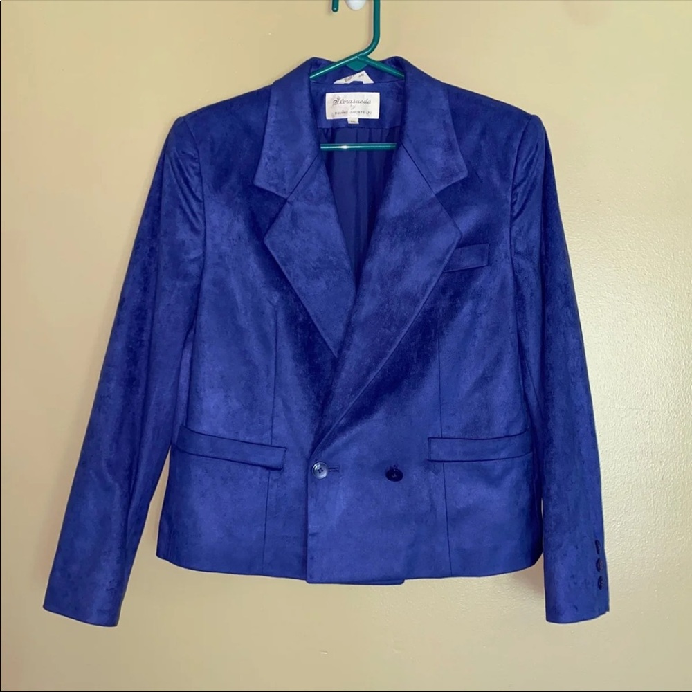 Women's Purple Glorasuede Vintage Blazer size 10